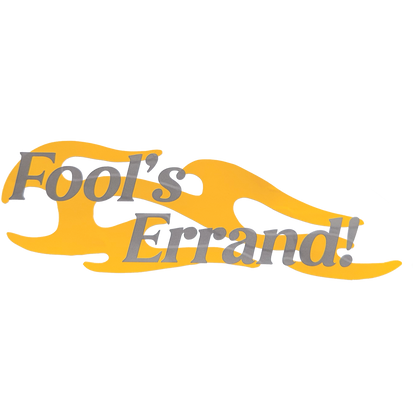 Fool's Errand! Tribal Sticker